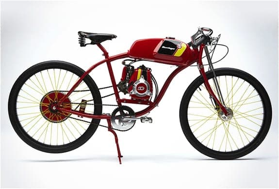 A hand-finished Derringer bespoke motorbike